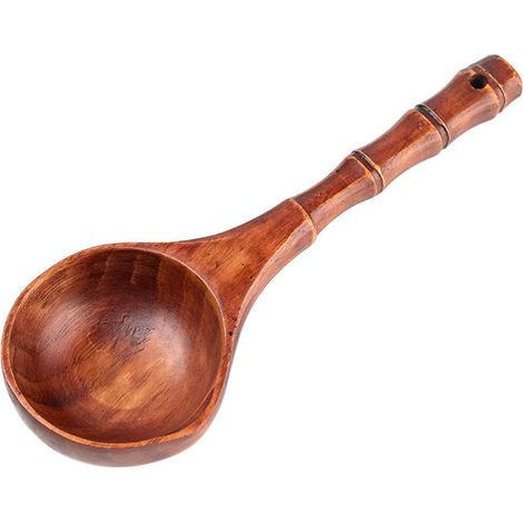 Bois Sauna Louche de Bain Cuillère Cuillère D' De Bain Douche Lave Écope Spa Accessoire pour Hammam Salle De Bains 25X8. 5Cm Lefou (1/5)