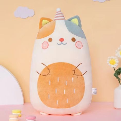 Squishmallows Grand Coussin Chat Kawaii en Peluche Douce, Animal Moelleux, Jouet Câlin (1/5)