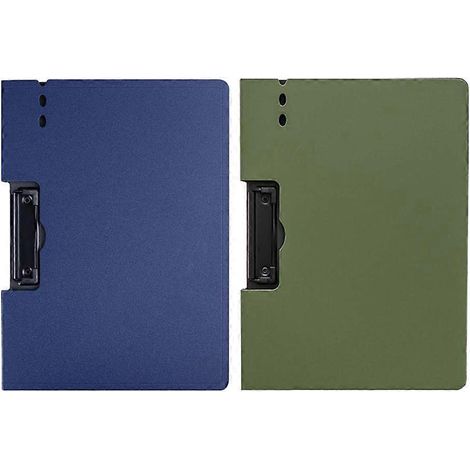 Lot de 2 porte-documents à pince, tablettes pour écrire des documents, pour le bureau-31.5X23X1.5CM