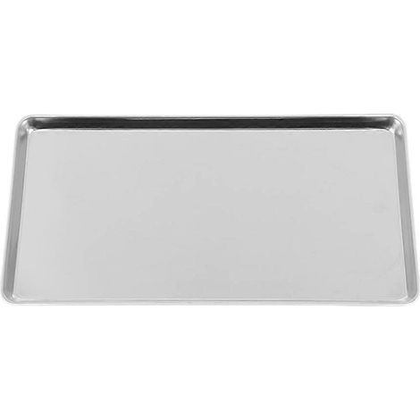 Bac de cuisson vapeur en acier inoxydable pour traiteur, boîte de conservation pour fruits et légumes, articles ménagers-26.5X15.5X1.2CM-Silver (1/4)