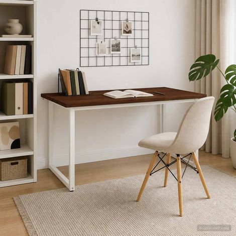 vidaXL Mesa de Comedor Cuadrada 160 x 70 x 75 cm Marrón Oscuro (1/5)
