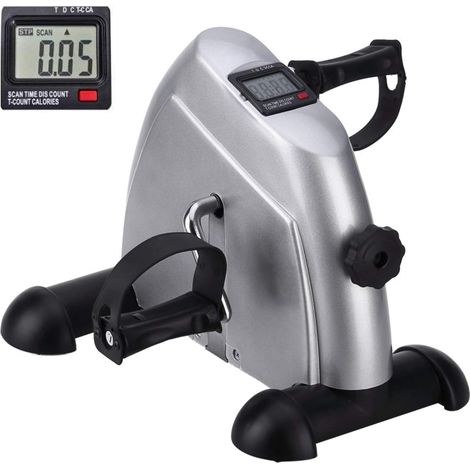 Tragbarer Hand-Fu-Pedaltrainer, Mini-Trainingsgert für Fitnessstudio und Indoor-Training, Geeignet für Alle Altersgruppen, Kompakter und Praktischer LCD-Monitor (1/5)