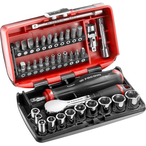 Set Chiavi a Bussola NANO Facom R.181NANO 1/4" 38 pz (1/5)