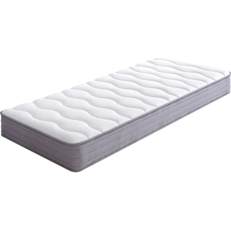 Matelas à ressorts ensachés 90x200 cm, épaisseur 20 cm, fermeté H3 avec modules ergonomiques pour soulagement lombaire (1/5)