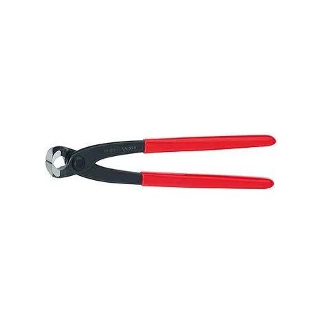 KNIPEX 99 01 220 Tenaglia (pinza per ferraioli e cementisti) rivestiti in resina sintetica atramentata nera 220 mm