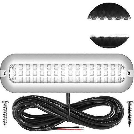 42 feux de navigation sous-marins à LED de 8,4 W en acier inoxydable pour coque de bateau. (1/5)