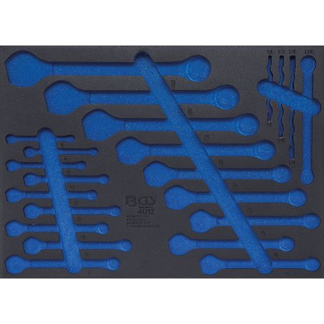 BGS Werkstattwageneinlage 3/3 leer für Art. 4012 - 4012-5