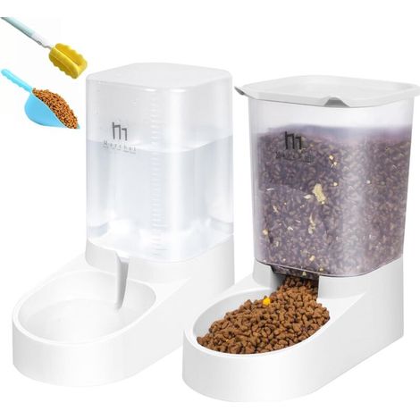 Bardusch - Abreuvoir et alimentateur Automatique pour Chats, Chiens, 3,8 L avec Distributeur d'eau et Distributeur Automatique pour Animaux (1/5)