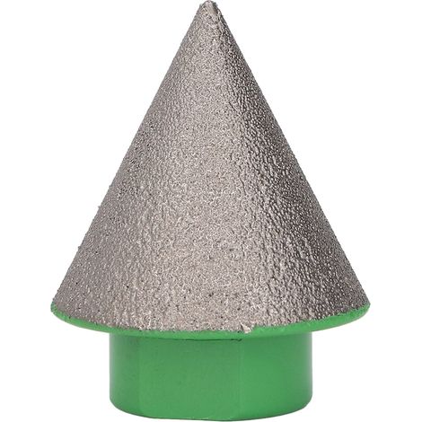 Fraise à chanfreiner diamantée 60° grain 80 pour céramique et marbre