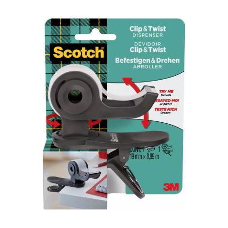 PORTARROLLOS SCOTCH C19 GRIS + CINTA MG