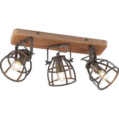 Lindby 'Rutger' in Marrone da Legno