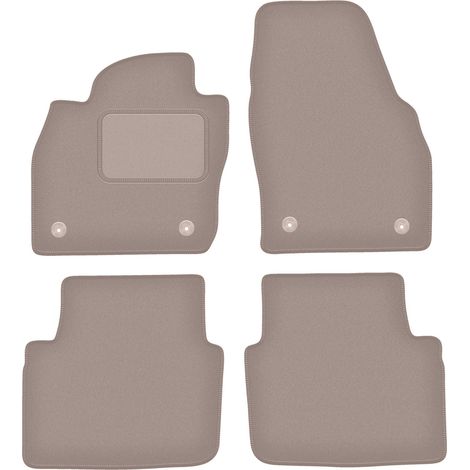 Alfombrillas de terciopelo para Skoda Kamiq crossover (2019-) beige (1/5)