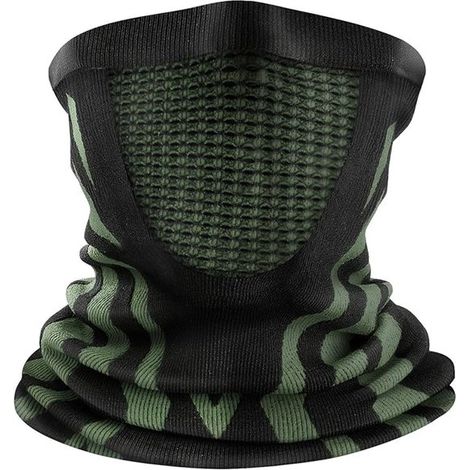 Scaldacollo da ciclismo, unisex, sciarpa traspirante, maschera per il viso, scaldacollo antivento da sci, protezione calda per il collo (1/5)