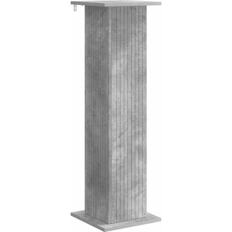 Support pour plantes en béton gris, 30,5 x 30 x 100,5 cm (1/5)