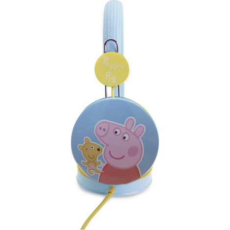 OTL Technologies Peppa Pig Auriculares Alámbrico Diadema Música Azul, Amarillo (1/2)