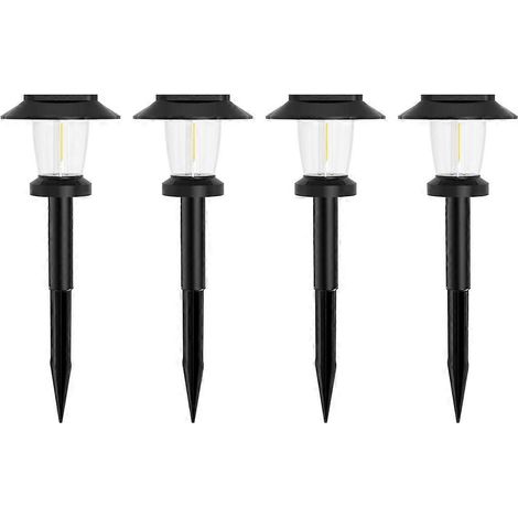 lampes solaires de jardin étanches à filament de tungstène pour allée, jardin et cour. (1/5)