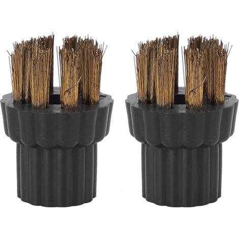 Brosse Balai Vapeur H2O Mop,Brosse X5 Ho2 Vapeur,H2O Mop X5 Accessoires,Tête De Brosse Pour Vadrouille À Vapeur,2 Pièces De Rechange Pour Tête De Brosse En Laiton,Accessoires Adaptés Pour Vadrouille À (1/5)