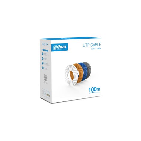 CAVO DAHUA UTP 100 METRI - CAT6E DH-PFM920I-6UN-C-100 100% rame DH-PFM920I-6UN-C-100