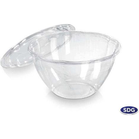 Bol Boule Transparent en PLA 950 ml - Lot de 50 - SDG (1/4)