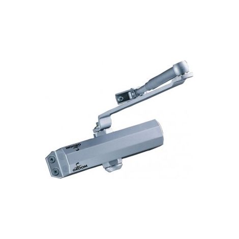 Ferme porte complet GR 101-3 couleur blanc Groom