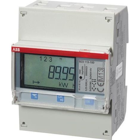 ABB STOTZ S & J ABB STOTZ COMPTEUR D'ÉNERGIE M DE BUS B23 113100 2CMA100165R1000 (1/2)