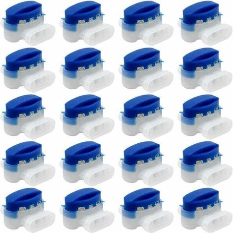 20 Pièces Connecteurs de Câble Étanches, Connecteurs Remplis de Gel pour Jardin, Robot et Mower (1/4)