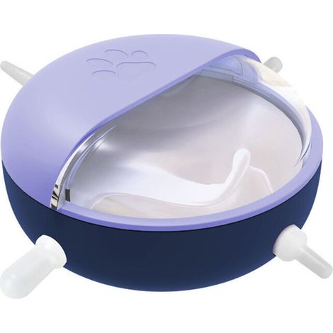Biberon pour chats et chiens – Bol alimentaire biomimétique en silicone alimentaire, 300 ml, design ergonomique anti-renversement