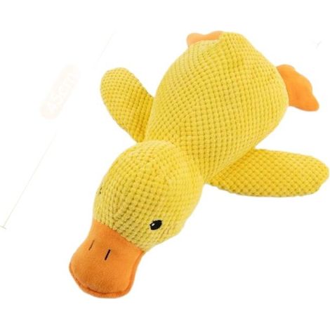 Jouets en peluche pour chiens (conviennent aux grands chiens), jouets canards couineurs, jouets doux pour chiots (conviennent aux petits, moyens et grands chiens), 32 cm. (1/5)