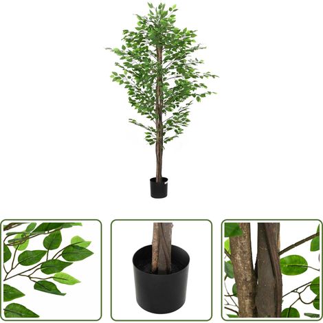 Plante artificielle -  Plante artificielle ficus 1260 feuilles 200 cm vert (1/5)