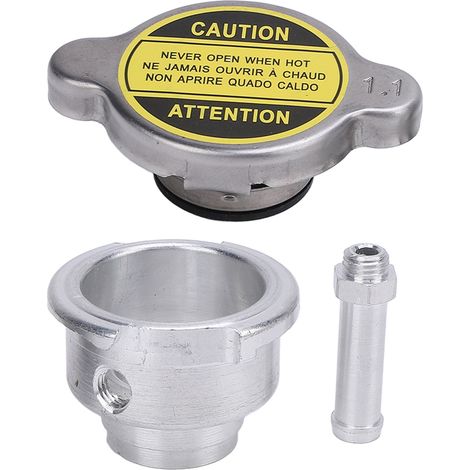 Bocchettone di riempimento del radiatore da saldare con tappo da 1,1 bar, sistema di raffreddamento ad alte prestazioni da 30 mm per la maggior parte delle auto.