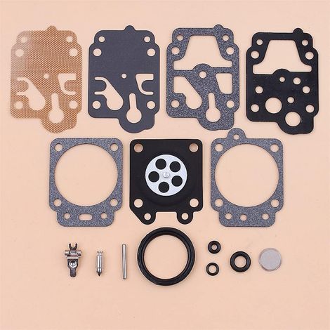 Kit de réparation de carburateur pour tronçonneuse Echo SRM-260 SRM-2601 SRM-261 SRM2400 330, Honda GX25 GX35 HHB25 HHH25, tous les carburateurs WYJ Homelite pour Toro pour Echo Ryobi Coupe-bordures, (1/5)