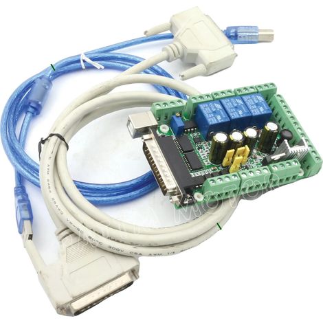 Scheda di distribuzione, chip di elaborazione ad alta velocità, compatibile con motori passo-passo NEMA 17-34, intervallo di tensione 12-32 V, supporto a 4 assi, certificazione CE e RoHS. (1/5)