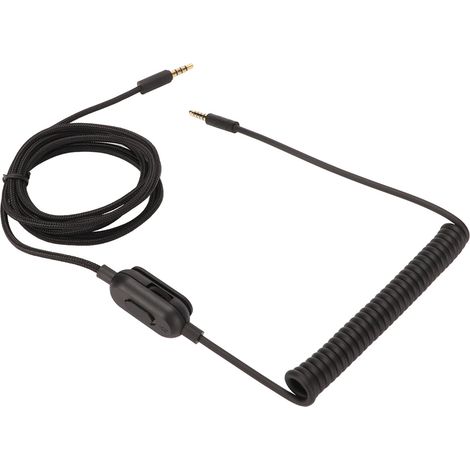 Câble audio en spirale 3,5 mm mâle à mâle pour casque Logitech G PRO, G233, G433, remplacement de câble (1/5)