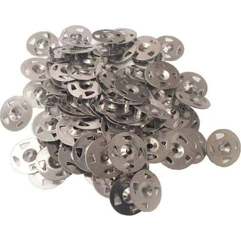 Rondelles de fixation (x100) Inox pour panneaux prêts à carreler (1/5)