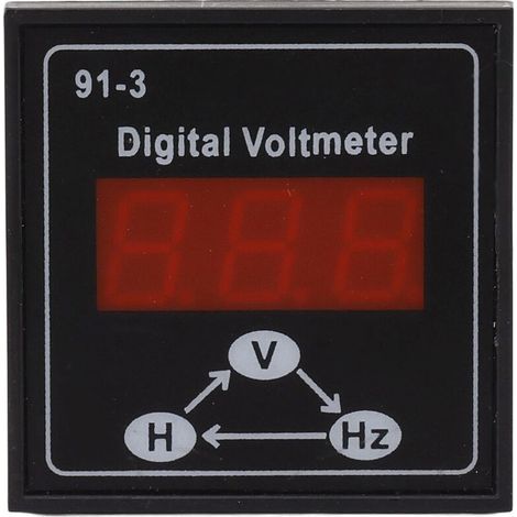 Voltmetro digitale 91 3 per gruppi elettrogeni a benzina e diesel, accessori 220V 380V, monofase, trifase (1/5)