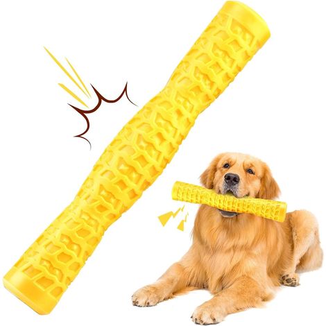 Giocattoli per cani con fischietto - Giocattoli interattivi per cani - resistenti masticatori - robusti giocattoli da masticare in gomma - cani di taglia media/grande - giocattoli da morso indistrutti (1/3)