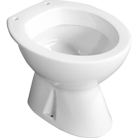 VASO WC IDRO IN CERAMICA BIANCA A TERRA