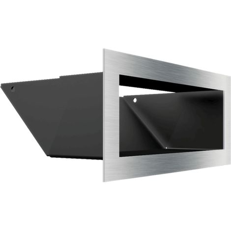 Lüftungsgitter LUFT 9x20 Edelstahl Slim (1/5)