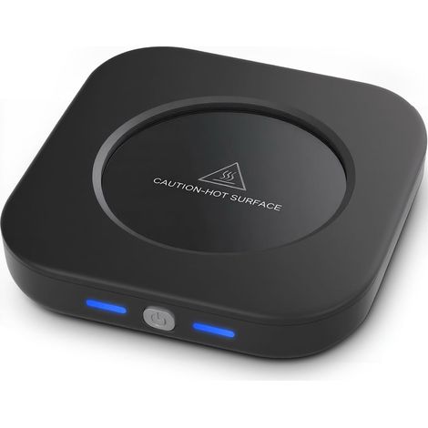 Réchauffeur de tasse à café électrique pour bureau, plaque chauffante de 24 W avec arrêt automatique, chauffe-tasse à 3 réglages de chaleur, chauffe-boisson, accessoires pour café (1/5)