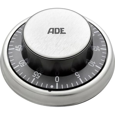 Timer meccanico ADE, fino a 59 minuti, diametro 9,5 x 3,5 cm (1/2)