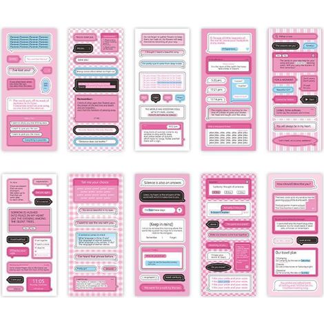 Lot de 20 stickers scrapbooking originaux, autocollants DIY variés pour journal, carnet créatif, fournitures de loisirs créatifs, type 2 (1/5)
