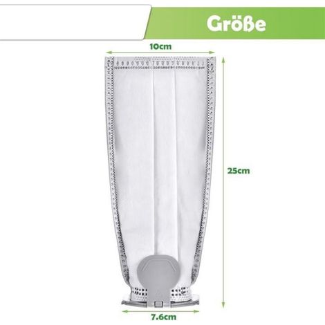 Sac pour aspirateur Kobold VK7 FP7, sac filtrant de rechange de qualité supérieure, accessoire pour aspirateur (1/4)