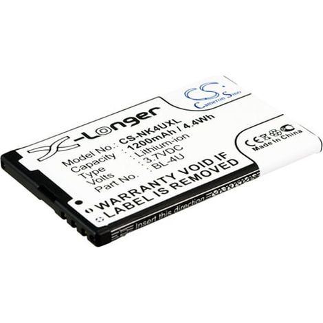 NX - Batterie téléphone, smartphone, GSM pour Nokia 3.7V 1200mAh - BL-4UBL-4UVMP-S-VN (1/3)