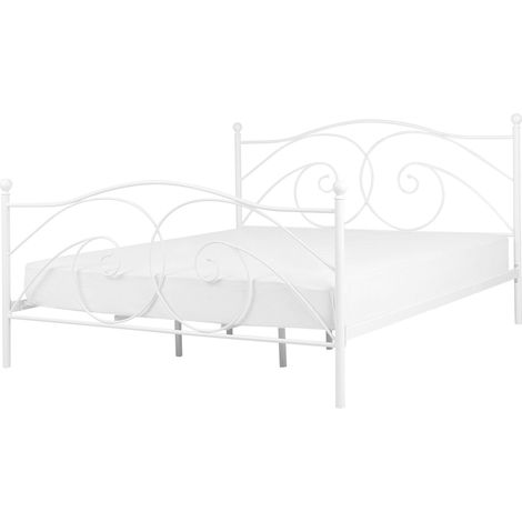 Bed Metal DINARD 180 x 200 cm (EU Super King) White (1/5)