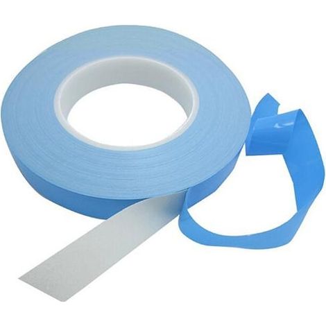 Ruban isolant thermique double face 15 mm 1 m bleu