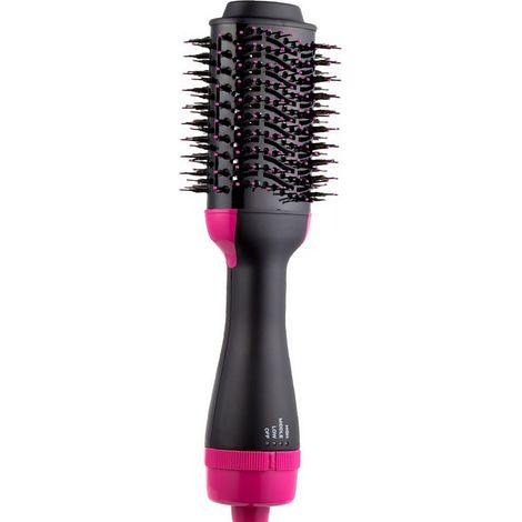 Brosse séchoir multifonction 2 en 1 à ions négatifs : boucleur, lisseur et brosse lissante. Prise US 110 V-125 V. (1/5)