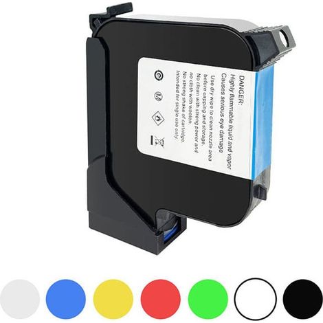 Cartuccia di inchiostro ad asciugatura rapida 12.7mm Bianca (1/2)