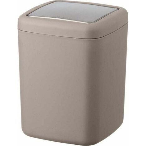 Poubelle pour salle de bain BARCELONA, marron, (1/2)