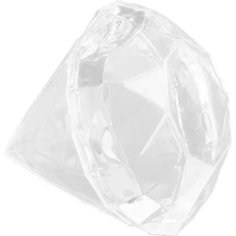 Boîte à bonbons en forme de diamant, bocal transparent en plastique, boîte de rangement pour bonbons à la maison (1/5)