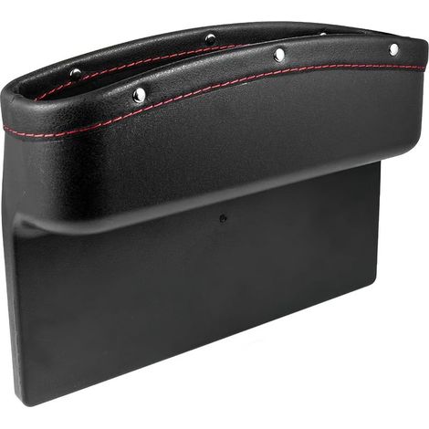 Boîte Rangement Siège D'auto, Boîte Rangement Siège Écart Voiture, Auto Seat Gap Organisateur, Boîte de Rangement boîte à Gants pour Voiture (Noir) (1/5)